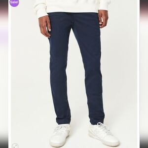 Hollister Dark Blue Trousers Skinny Chino Holliester